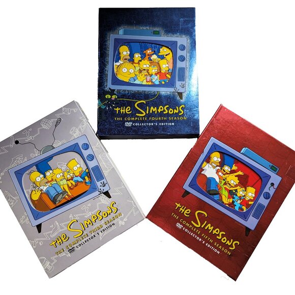 The Simpsons DVD Box Sets Collectors Editions Complete Seasons Two, Three, Four - Picture 2 of 9